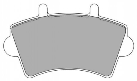 Комплект тормозных колодок, дисковый тормоз FREMAX FBP-1224