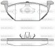 Гальмівні колодки пер. Caddy III/Golf V/Passat B6/Octavia A5 WOKING P7333.00 (фото 1)