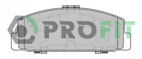 Колодки тормозные дисковые PROFIT 5000-1721 (фото 1)