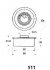 Пристрій для натягу ременя, ремінь ГРМ ASHIKA 45-01-111 (фото 2)