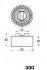 Пристрій для натягу ременя, ремінь ГРМ ASHIKA 45-03-300 (фото 2)