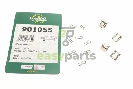 Планка супорта (переднього) прижимна (к-кт) Fiat Panda/Uno -06 FRENKIT 901055