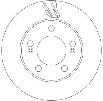 ЩИТ КОЛОДОК. SSANGYONG ACTYON 05-PRZ?D TRW DF6878S