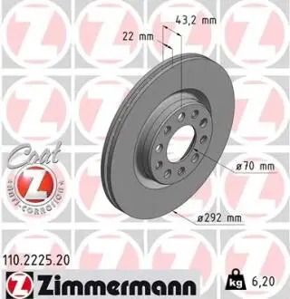 ТАРЧА ХАМУЛК. АЛЬФА РОМЕО ДЖУЛИЯ 15-ТИ ЛЕТ? ZIMMERMANN 110.2225.20