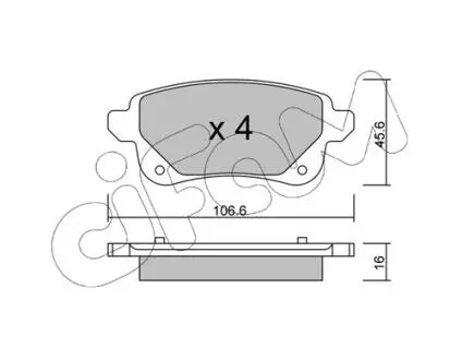 КЛОКИ ХАМУЛК. RENAULT MEGANE IV 15-ТИ? CIFAM 822-1112-0
