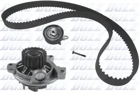 КОМПЛЕКТ РОЗЕТОК?DU С РЕМЕШКОМ + ВОДЯНОЙ НАСОС VW DOLZ KD083