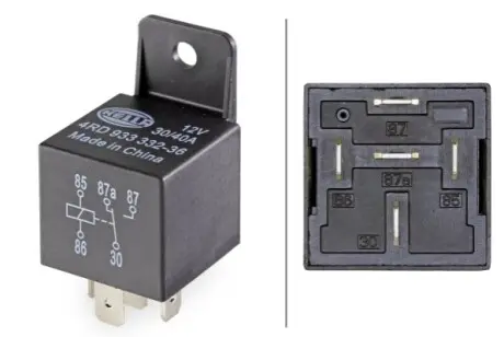 Реле 12 В, 30A/40A, 5 -пол., від -40 °C, до 125 °C HELLA 4RD 933 332-361