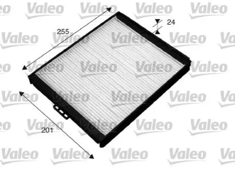 Фільтр, повітря у внутрішньому просторі Valeo 715516