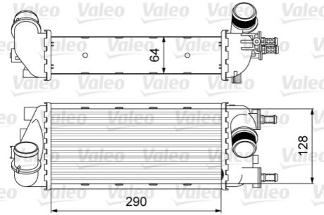 CHгODNICA POWIETRZA FIAT 500 Valeo 818585 (фото 1)