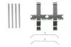 TOYOTA К-т установчий передн. гальм. колодок HILUX VII 2.5 D-4D 4WD 07-15, LAND CRUISER 80 4.2 TD 90-97, LAND CRUISER 90 3.4 i 24V 96-02 BOSCH 1 987 474 485 (фото 2)