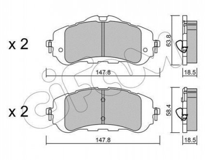 КОЛОДКИ HAMULC. ПЕЖО 308 II 13-ПРЗ?D CIFAM 822-983-0