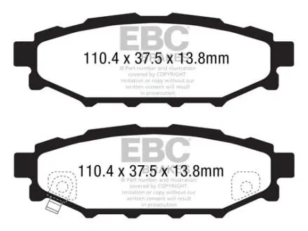 Колодки гальмівні * BRAKES EBC DP1584