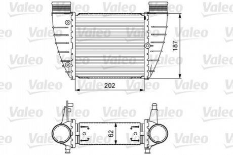 CHгODNICA POWIETRZA AUDI A4 Valeo 818325