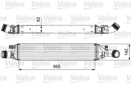 CHгODNICA POWIETRZA AUDI Q3 Valeo 818643