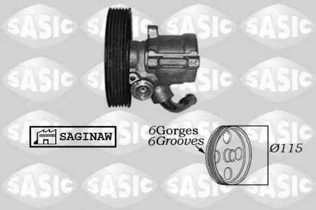 Гідравлічний насос, рульове управління SASIC 7070005