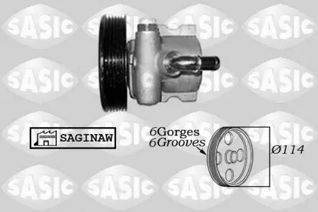 Гидравлический насос, рулевое управление SASIC 7070016