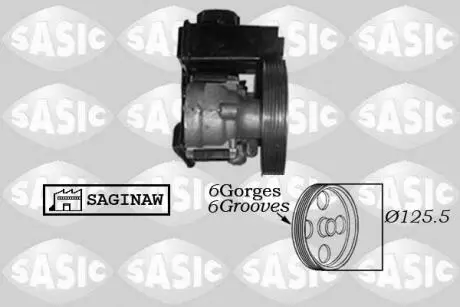 Гідравлічний насос, рульове управління SASIC 7070012