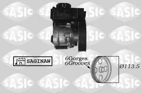 Гідравлічний насос, рульове управління SASIC 7070004