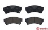 КОЛОДКИ HAMULC. MAZDA 6 2,3 06-08 ПРЗ?D BREMBO P49060 (фото 2)