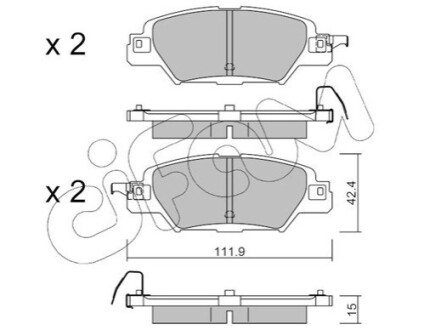 КЛОКИ ХАМУЛК. MAZDA CX-5 (KF) 17-ТИ? CIFAM 822-1158-0