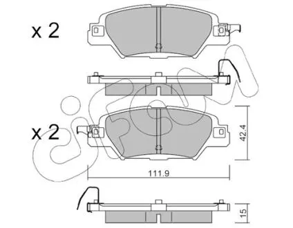 КЛОКИ ХАМУЛК. MAZDA CX-5 (KF) 17-ТИ? CIFAM 822-1158-0