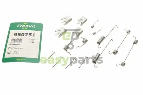 Комплект пружинок колодок ручника Ford Escort 1.3-1.8 90-00 (TRW) FRENKIT 950751