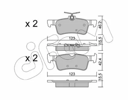 КОЛОДКИ HAMULC. PEUGEOT 308 II 13-Й? CIFAM 822-1042-0