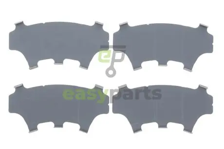Комплект протискрипних пластин (передніх) Toyota Corolla 00-08 (TRW) FRENKIT 940016