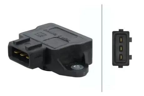 Фото датчик, положення дросельної заслінки HELLA 6PX 008 476-101 Датчик, положення дросельної заслінки HELLA 6PX 008 476-101