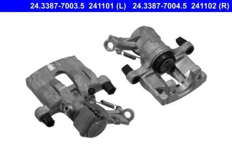 ЗАКИСК ХАМУЛК. OPEL VECTRA C 02-08 LT ATE 24.3387-7003.5