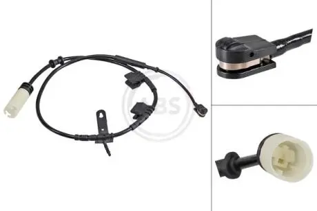 Сигналізатор, знос гальмівних колодок A.B.S. 39700