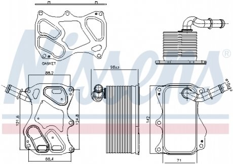 DB C-класс /W204/ 07- NISSENS 91270