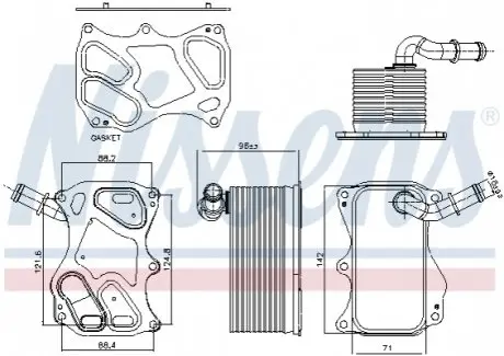 DB C-класс /W204/ 07- NISSENS 91270