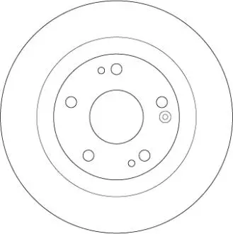 Фото тарча хамулк. honda civic x 17- ty? TRW DF6705 ТАРЧА ХАМУЛК. HONDA CIVIC X 17- TY? TRW DF6705