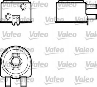 Масляный радиатор, двигательное масло Valeo 817704 (фото 1)