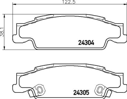 КЛОКИ ХАМУЛК. КАДИЛЛАК STS 05- ТЫ? BREMBO P09007