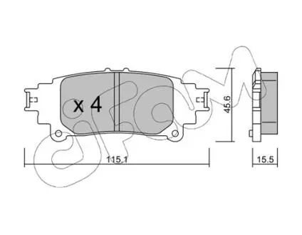 КЛОКИ ХАМУЛК. LEXUS GS250 12-ТИ ЛЕТНИЙ? CIFAM 822-977-0