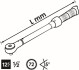 Ключ динамометричний 1/2" 20-120 Нм 445 мм VIGOR V3898 (фото 7)