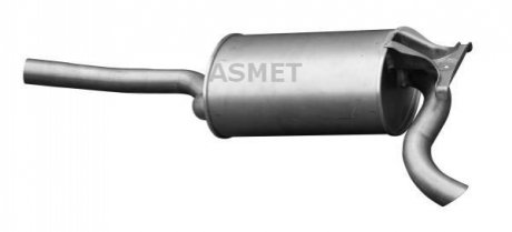 Глушитель выхлопных газов конечный ASMET 01.004 (фото 1)