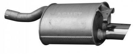 Глушник вихлопних газів кінцевий ASMET 01.071 (фото 1)