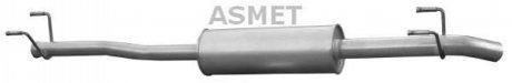 Глушник вихлопних газів кінцевий ASMET 02.058 (фото 1)