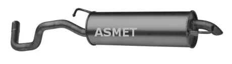 Глушник вихлопних газів кінцевий ASMET 03.071