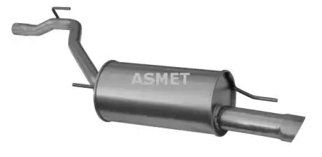 Глушитель выхлопных газов конечный ASMET 04.071