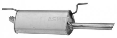 Глушитель выхлопных газов конечный ASMET 05.107