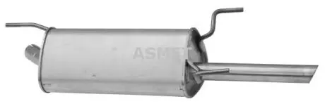 Глушитель выхлопных газов конечный ASMET 05.107