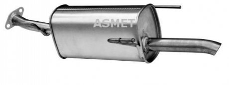 Глушник вихлопних газів кінцевий ASMET 05.162 (фото 1)