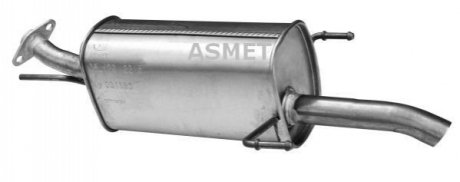 Глушитель выхлопных газов конечный ASMET 05.173 (фото 1)