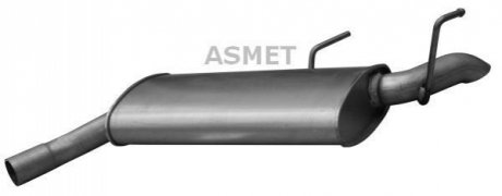 Глушитель выхлопных газов конечный ASMET 05.178 (фото 1)