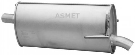 Глушник вихлопних газів кінцевий ASMET 05.185 (фото 1)