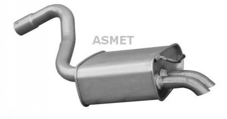 Глушник вихлопних газів кінцевий ASMET 07.204